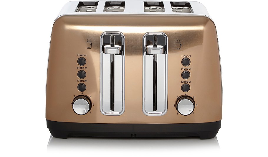 A golden toaster