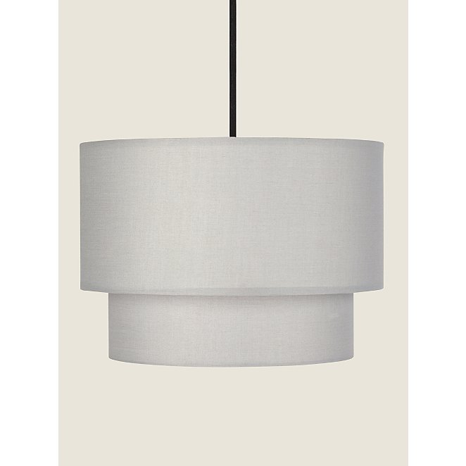 Two Tier Light Shade Grey Home, How To Measure Pendant Light Shade