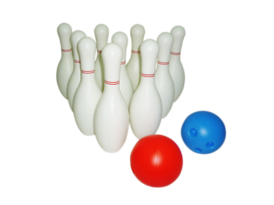 large outdoor bowling set