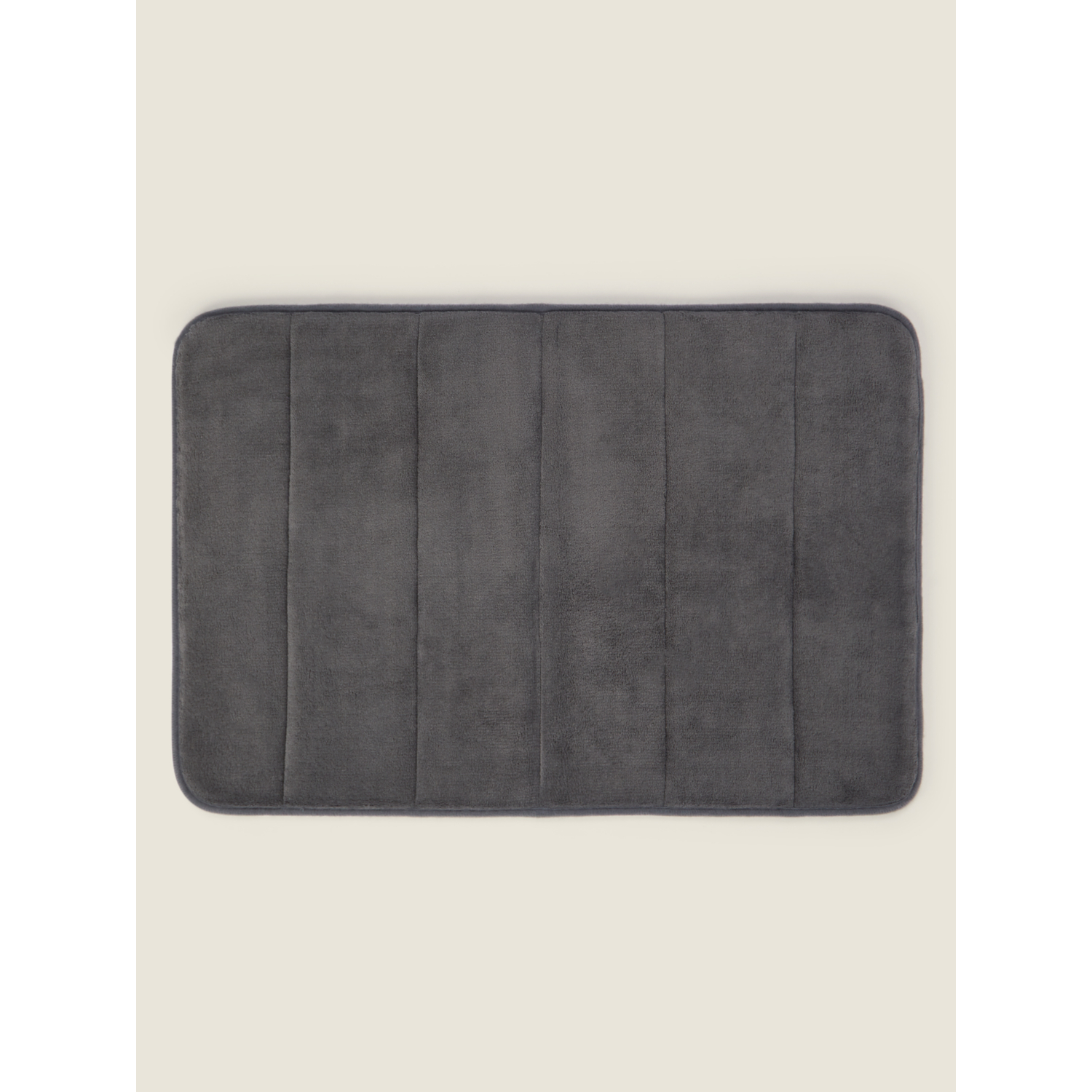 George Dark Grey Memory Foam Bath Mat