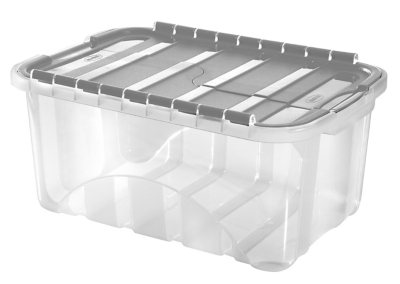 stackable plastic boxes with lids