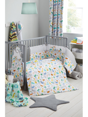 asda cot bed bedding