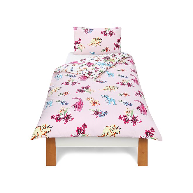 Dino Floral Reversible Duvet Double Home George