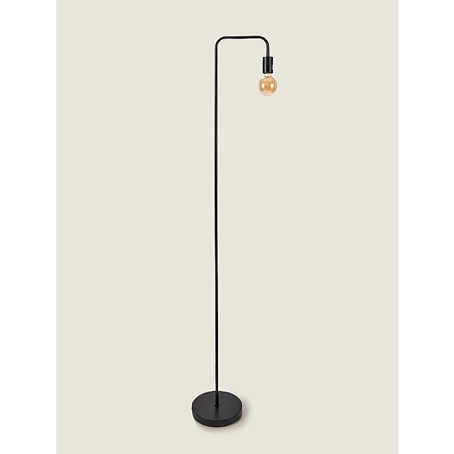 Black Edison Bulb Floor Lamp
