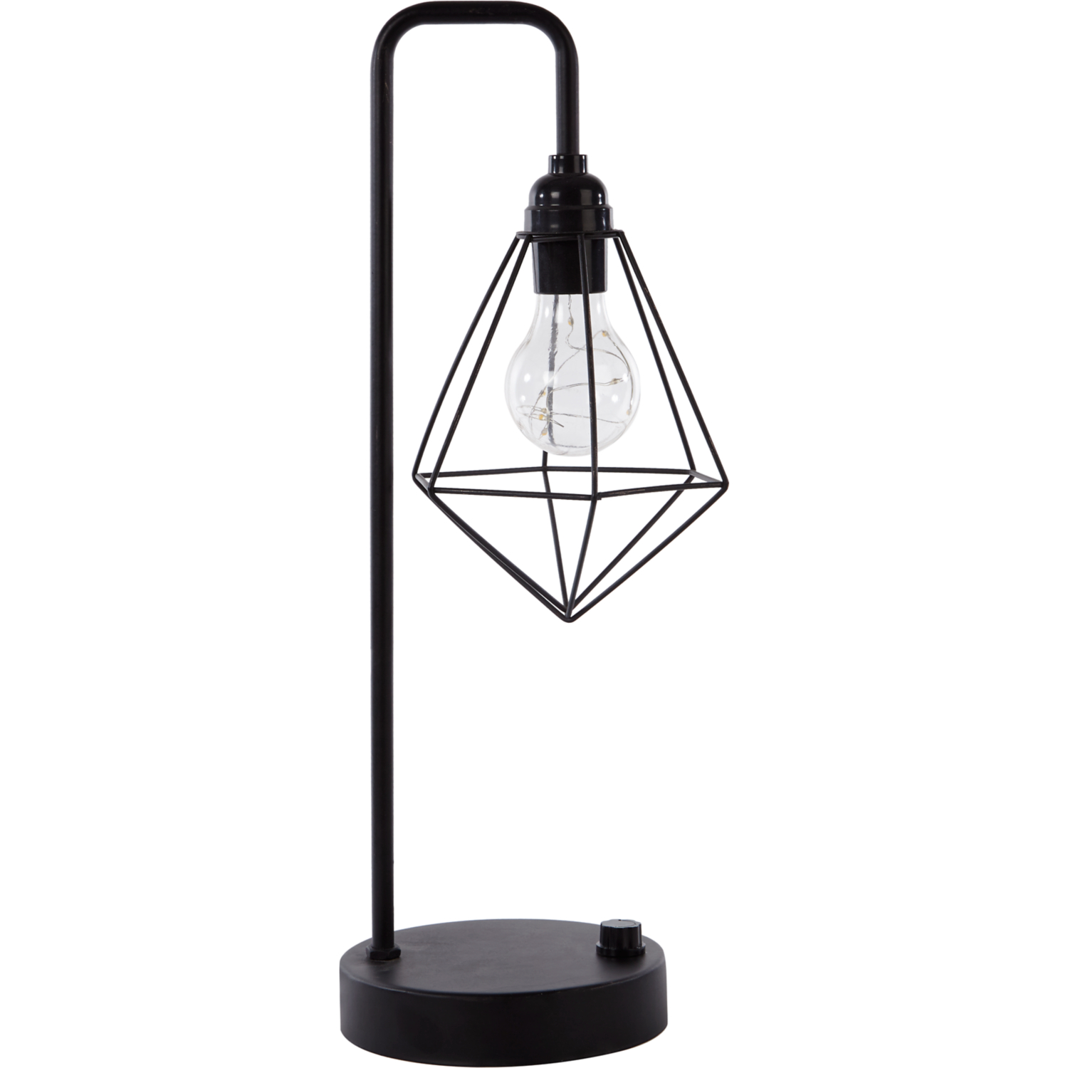 George Black Geometric-Shaped Table Lamp