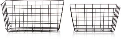 small black storage baskets