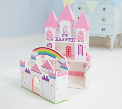 wooden princess castle asda