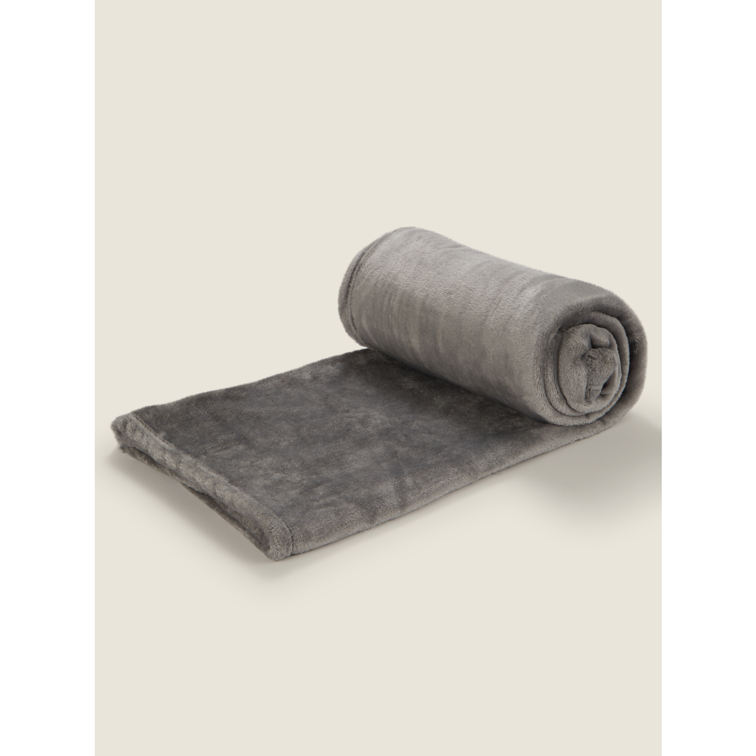 George Grey Plain Super Soft Throw - 120Cm X 150Cm