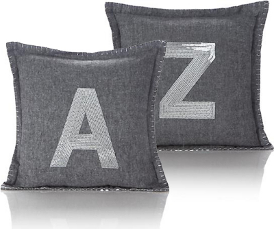 Sequinned Letter Mini Cushion A Z Home George