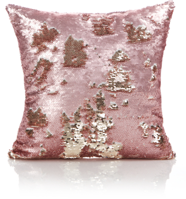 two way sequin cushion