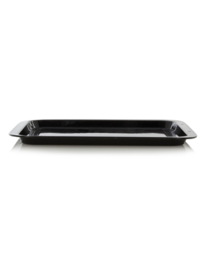 Black Nonstick Enamel Oven Tray 38cm Home at ASDA