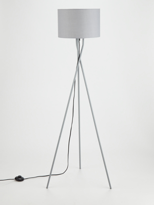 grey tripod table lamp