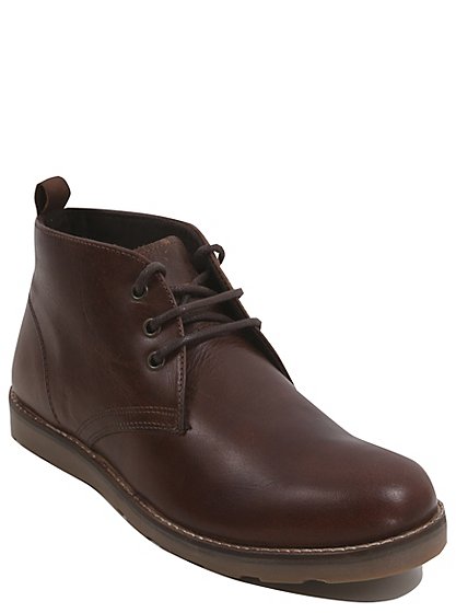 Leather Lace-up Boots | Men | George at ASDA