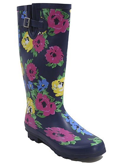 Floral Print Wellington Boots | Women | George at ASDA