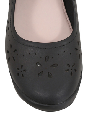 asda black school shoes