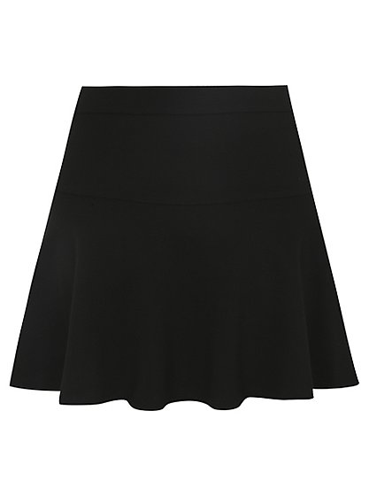 Girls School Flippy Skirt – Black | School | George at ASDA