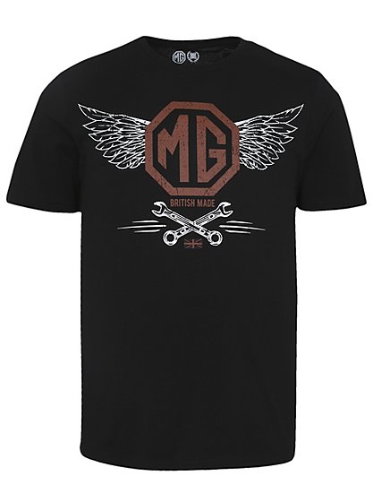 MG Wings T-Shirt - Black | Men | George at ASDA