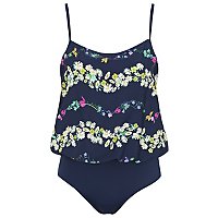 Bodysculpt Floral Blouson Swimsuit | Women | George at ASDA