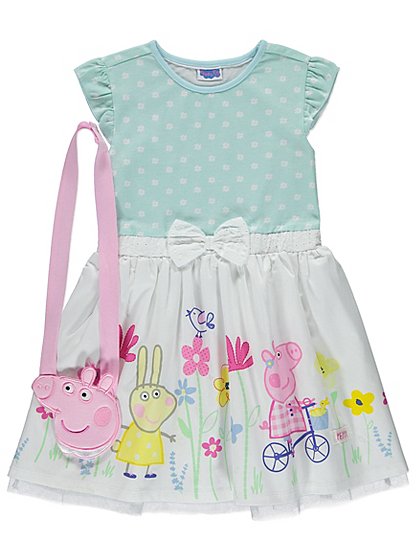 Peppa Pig Dress and Bag Set | Kids | George
