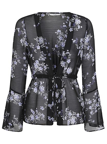 Floral Tie Front Blouse | Women | George at ASDA