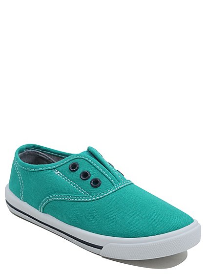 Lace Free Canvas Trainers | Kids | George at ASDA