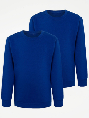 navy round neck school jumper