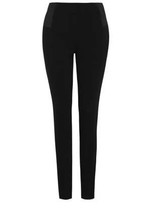 Senior Girls Black Stretch Panel Skinny 