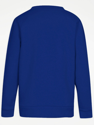royal blue school cardigan