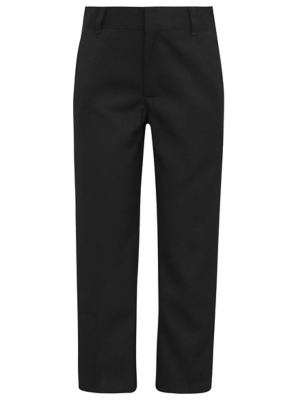 long black slim leg trousers