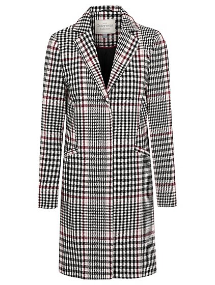 Checked Formal Coat | Women | George