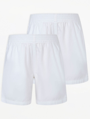 asda white cycling shorts