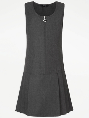 asda black pinafore dress