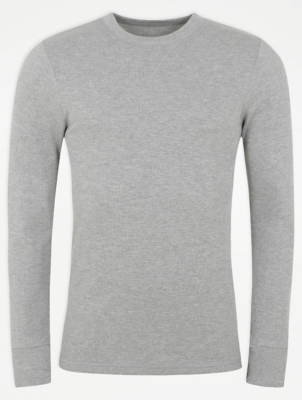 mens white thermal top