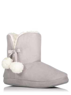 ladies slipper boots asda