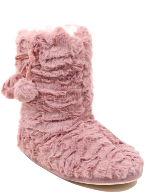 asda slipper boots womens