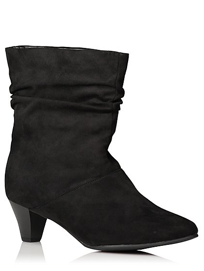 Wide Fit Faux Suede Ankle Boots | Women | George