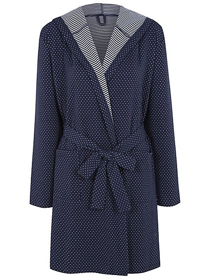 Spots and Stripes Jersey Dressing Gown | Women | George