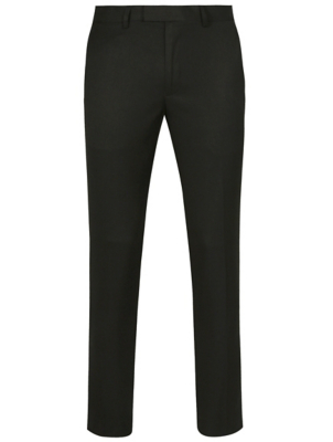 mens black slim fit slacks