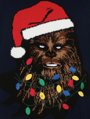 light up star wars christmas jumper