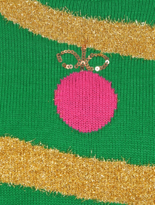 Christmas Tree Jumper and Hat alternative view