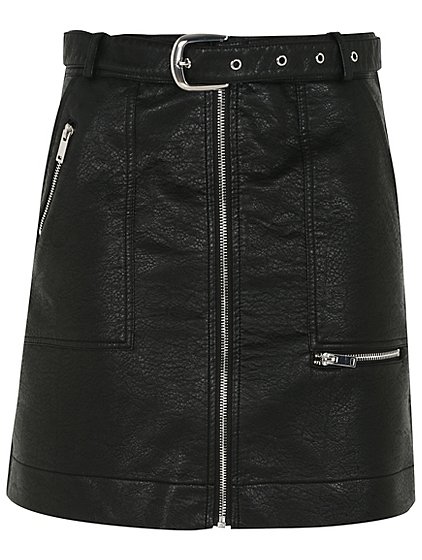 Belted Faux Leather Skirt | Women | George
