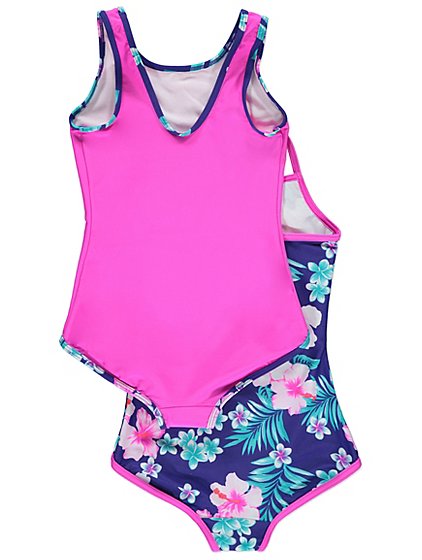 Assorted Floral Swimsuits 2 Pack | Kids | George