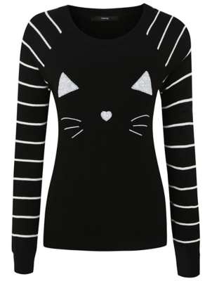 Cat Face Jumper | Women | George