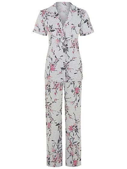 Tickled Pink Post Surgery Floral Pyjamas | Women | George