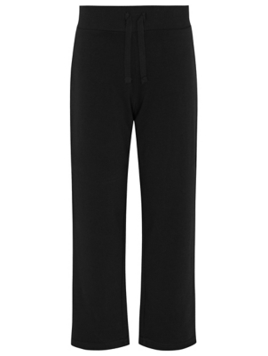 girls black school joggers