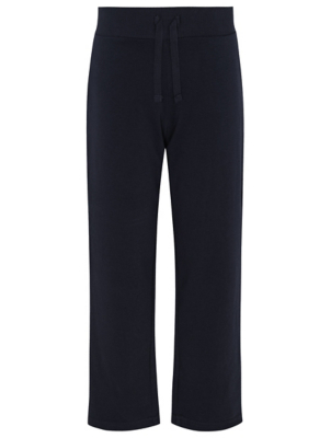 girls navy school joggers