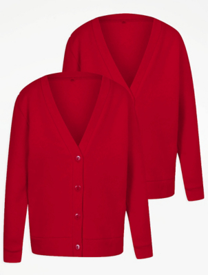 red cardigan school