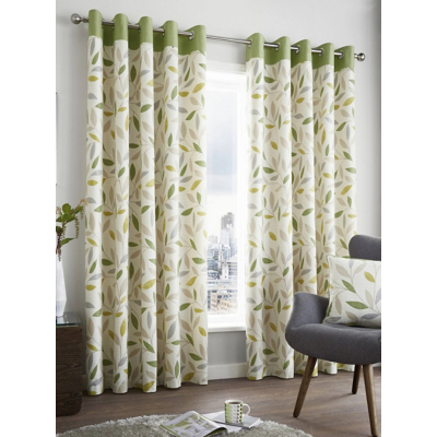 George Green Fusion Beechwood Eyelet Curtains