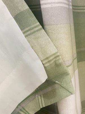 Fusion Green Ombre Curtains - W46 X L54  117 X 137cm  - 2x Panels Natural Two Tone Luxury Shimmer For Bedroomliving Room