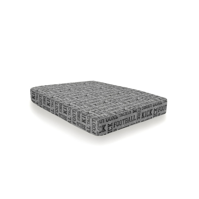 Bedlam Football Fitted Bed Sheet in Grey  | TJ Hughes